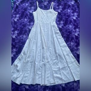 ❗️SOLD❗️Vintage Armani Jeans White Floor Length Dress